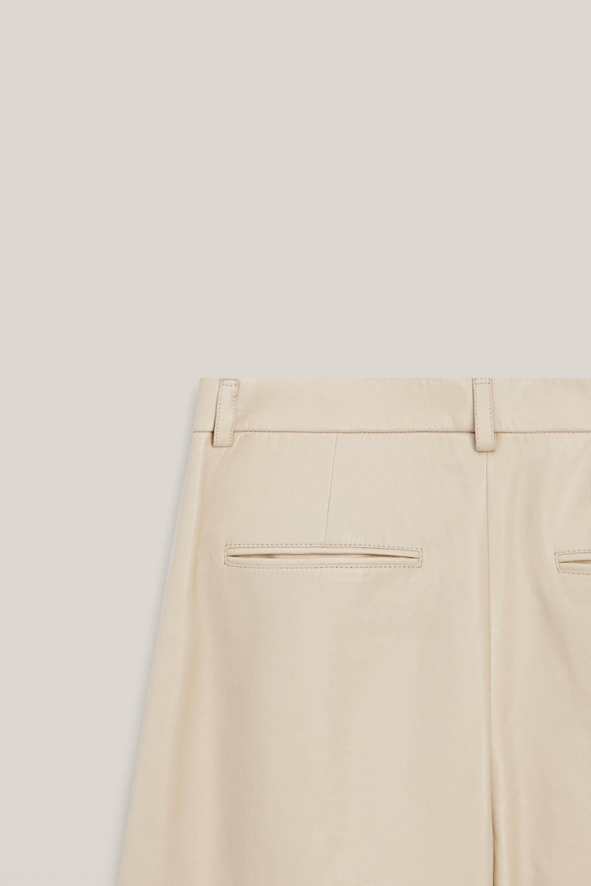 Bermuda long en cuir nappa - LIMITED EDITION